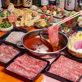 ☆All-you-can-eat A5 rank Japanese black beef shabu shabu ☆