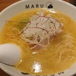 炭火焼 MARU - 塩鶏ラーメン＠¥850