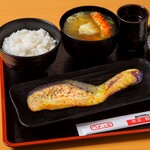 Salmon Saikyoyaki set meal