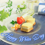 金仙寺湖畔三田屋 - Happy White Day2023! ホワイトデー限定デザート