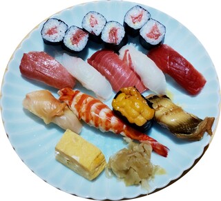 h Nihombashi Sushi Tetsu - おまかせにぎりセット