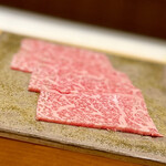 丸新 - 色鮮やかな福島牛。