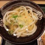 Hanamaru Udon - かけ小に無料の天かすを少し