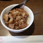 一指禅 - 肉丼ハーフ
