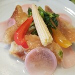 キッチン ブルー グローブ - 反対側から