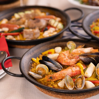 There are many types of paella ◎Choose your favorite flavor!
