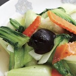 Stir-fried bok choy