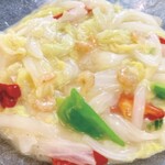 Stewed Chinese cabbage and dried shrimp