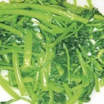 Stir-fried water spinach