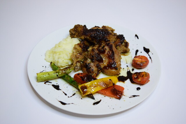 ジャークチキンとパイナップルの串レシピ