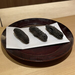 橦木町 しみず - 北海道産金子。これは金棒に見える、、、