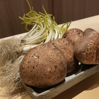 橦木町 しみず - 岩手県産 雪の中のあさつき＆知多産 平松農園 原木椎茸