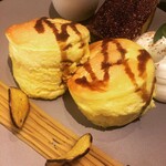 & OIMO TOKYO CAFE - さつまいも２種のふわふわパンケーキ