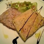ブレーメン - フォアグラと田舎風のパテ。スパイスでマリネした肉のパテとフォアグラのテリーヌです。