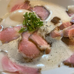 麺～leads～なかの - 特製TORI白湯らーめん　ﾁｬｰｼｭｰﾄｯﾋﾟﾝｸﾞ