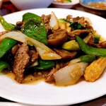 上海料理 富々樓 - 牛肉の黒胡椒ソース