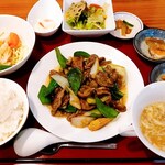 Shanhai Ryouri Fuufuurou - 牛肉の黒胡椒ソースランチ