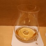 銀座 しのはら - 富山 満寿泉 オーク樽熟成貴醸酒（最中用に少し）