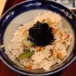 銀座 しのはら - 蟹のコロッケご飯