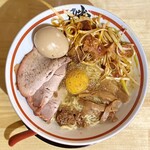 ラーメン階杉 - 釜玉中華