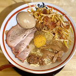 ラーメン階杉 - 釜玉中華