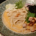 麺屋 さすけ - 料理写真:限定C:あん肝温麺(¥1,300)