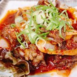 豚たん - スジ炒め②