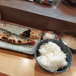 うしお - サバ塩焼定食