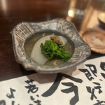 たでの葉 - かぶと菜の花と蕗味噌