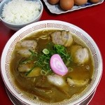 丸高中華そば - ライスセット中華そば＋ライス650円