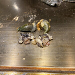 八重洲 steak & seafood 鉄板焼き 一心 - 鮑の口と肝