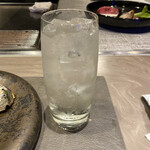 八重洲 steak & seafood 鉄板焼き 一心 - 天使の誘惑　芋焼酎炭酸割り