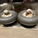 八重洲 steak & seafood 鉄板焼き 一心 - 黒毛和牛のハンバーグと赤ワイン煮