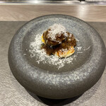 八重洲 steak & seafood 鉄板焼き 一心 - デミグラスソースとチーズがたまりません