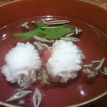 和食処 井がわ - ハモとじゅんさいの吸物