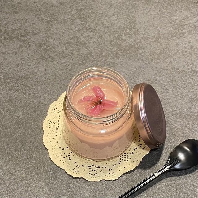 私のプリン 桜 - 上盛岡（プリン）の写真