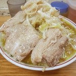 大黒家製麺 - チャーシュー　野菜ちょい増し　カレー　脂　ニンニク少な目　