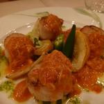 Bistrot Enry. - ホタテ貝柱のムニエル　フロヴァンススタイルアップ