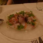 Bistrot Enry. - 本日の鮮魚のカルパッチョ仕立て（カンパチ、明石蛸）１２６０円