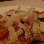 Bistrot Enry. - パルマ産生ハムルッコラサラダパルミジャーノ添えアップ