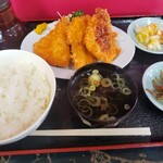 富士食堂 - Aランチ　ランチ　チキンカツライス　７５０円