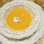 欧風家庭料理 VON - 日替わりスープ（かぼちゃのポタージュ）