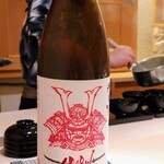 寿し道 桜田 - AKABU 赤武 純米酒 NEWBORN、酒米は吟ぎんが、60%精米、岩手県