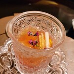 寿し道 桜田 - のれそれ、紅芯大根、じゃばらのジュレ