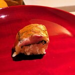 寿し道 桜田 - 鯵のバッテラ、鹿児島県出水