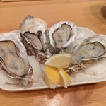 練馬 よつぼし - 「焼牡蠣食べ比べ」（4種）