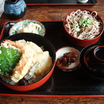 大山そば 大黒屋 - 天丼セット