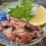 Kushikatsu Motsunabe Tamagaddo - 季節の一品！
      ホタルイカの酢味噌和え