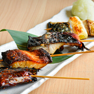 Specialty! SABA skewers! Mackerel Yakitori (grilled chicken skewers) style