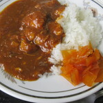 三喜食堂 - 福神漬けがデカいのではありません